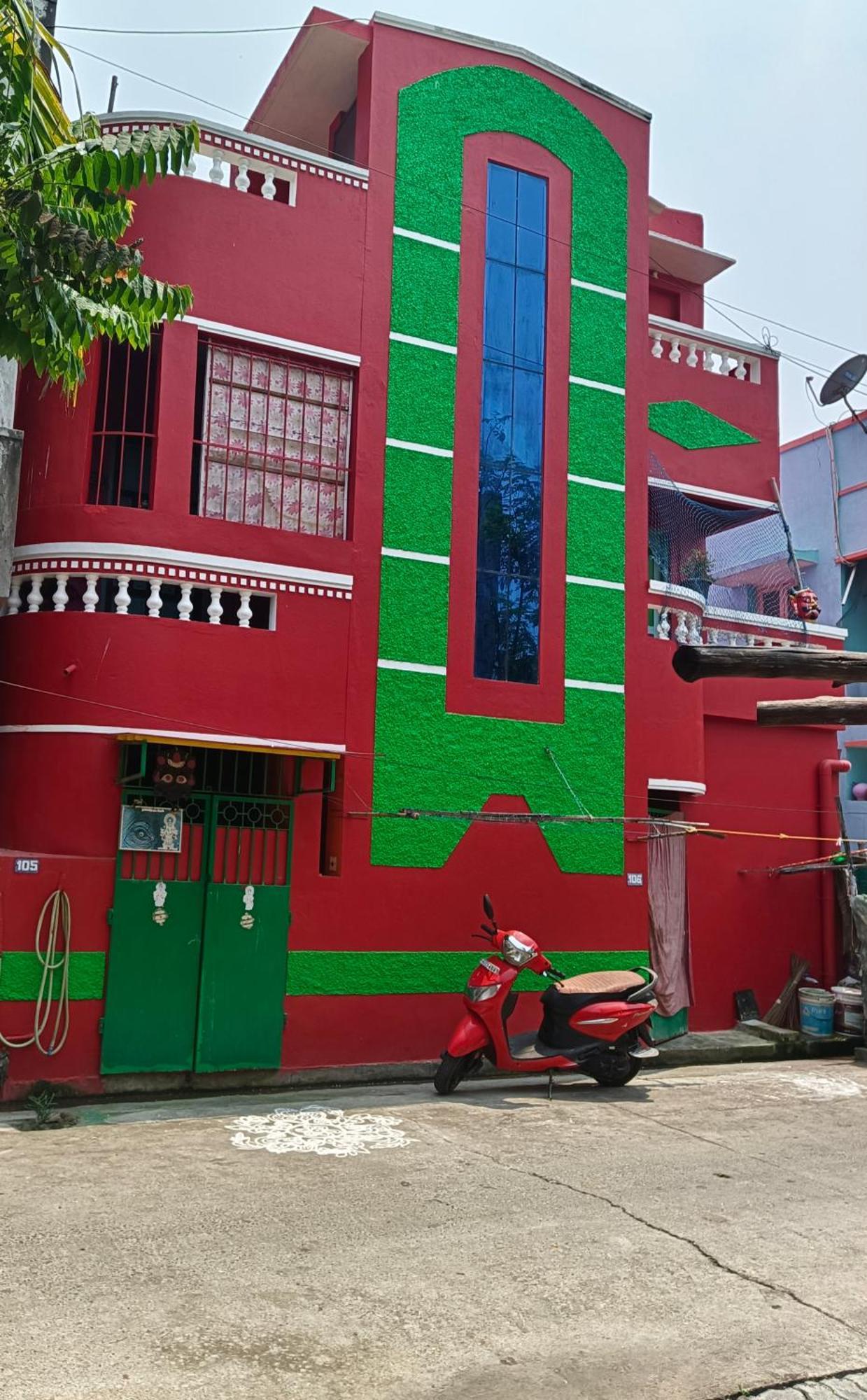 Blue Waves Homestay Puducherry Exterior foto